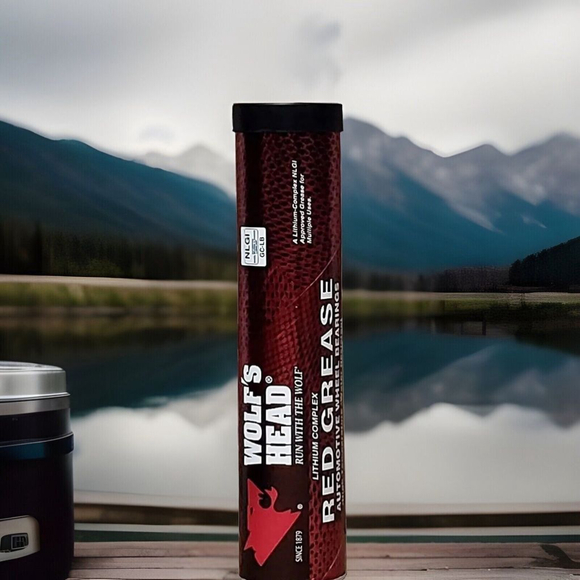 Wolf'S Head Red Grease NLGI #2 (836-88301-91) 14 Oz Tube, Pack of 10 - Picture 4 of 5